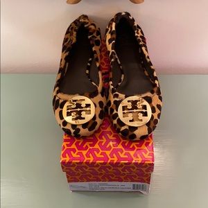 Tory Burch Reva Leopard flats